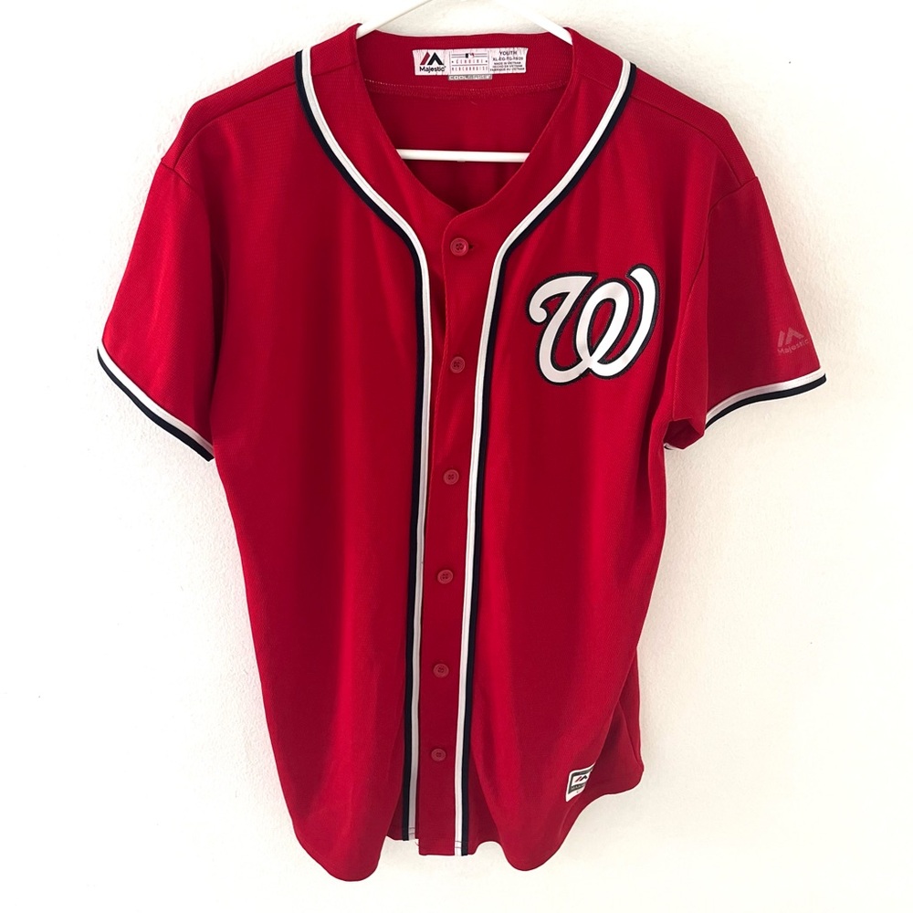 Majestic MLB Washington Nationals Bryce Harper Baseball Jersey, Size: Youth XL